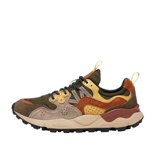 Sneakers Uomo Flower Mountain Yamano 3 Verde / Giallo