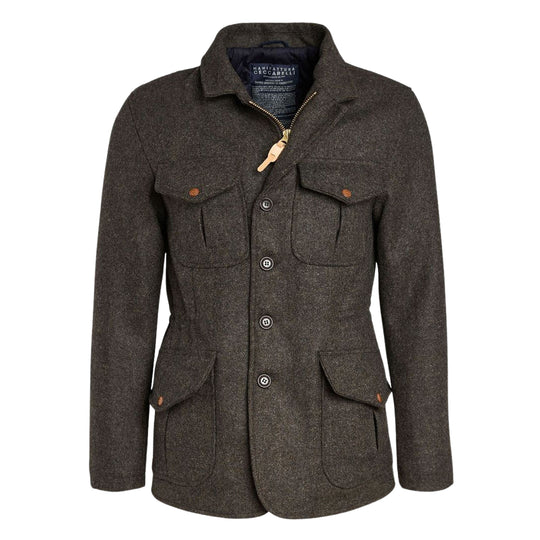 Manufacture Ceccarelli Alligator Herrenjacke (7028-QR) Braun