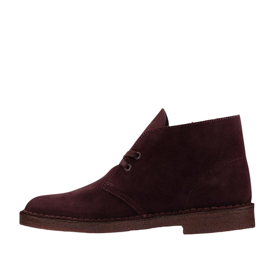 Clarks Desert Boot Ankle Boots Burgundy