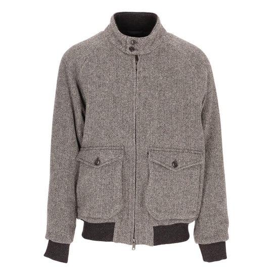 Herrenjacke Baracuta G9 Wolle Grau