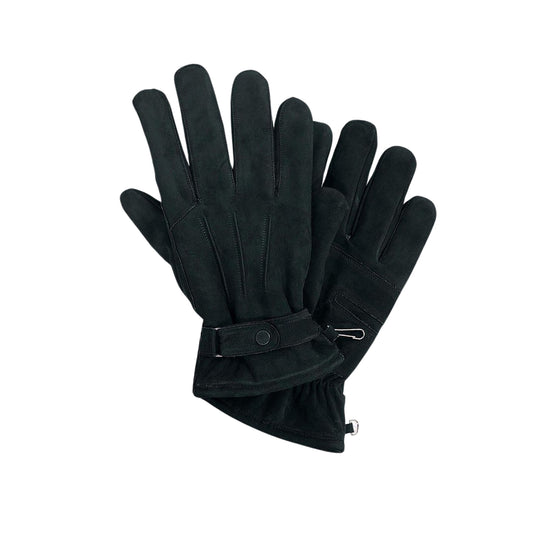 Herrenhandschuhe Barbour isoliert Leder Schwarz