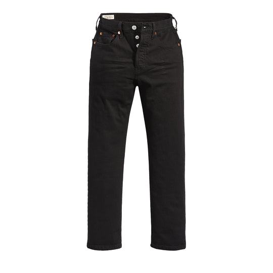 Jeans Damen Levi's 501 Crop Schwarz