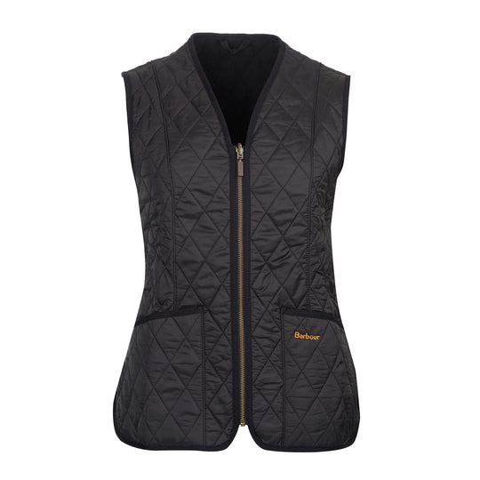 Damenweste Barbour Fleece Betty Futter Schwarz