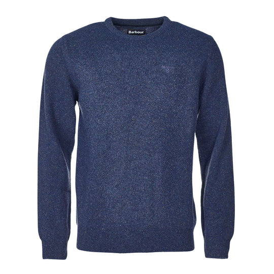 Pullover Barbour Essential Tisbury Blau Melange