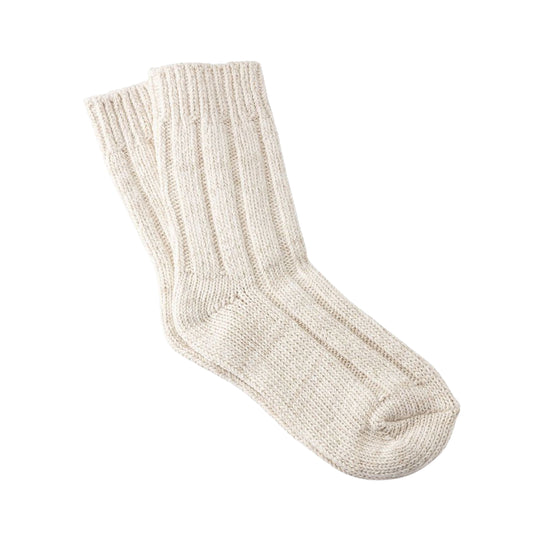 Damen Socken Birkenstock Baumwolle Twist Weiß Creme