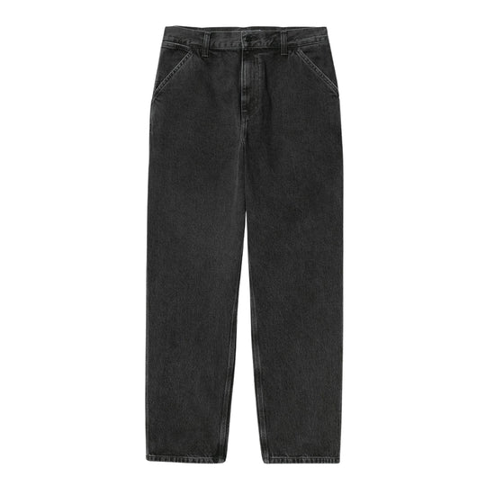 Jeans Herren Carhartt WIP Einzeln Knie Hose Schwarz Gewaschen