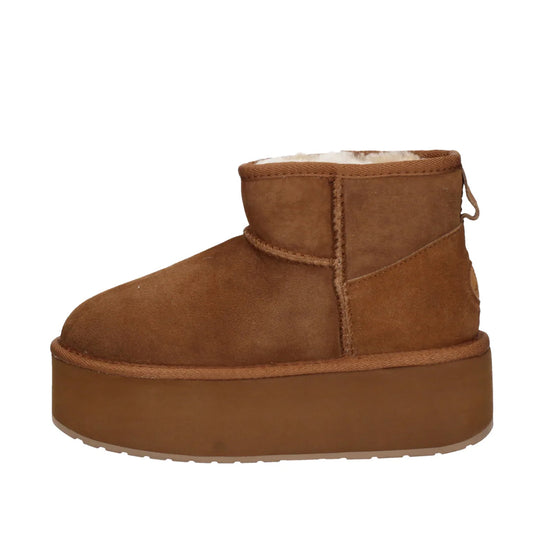 Damen Stiefeletten Emu Stinger Micro Plattform Braun