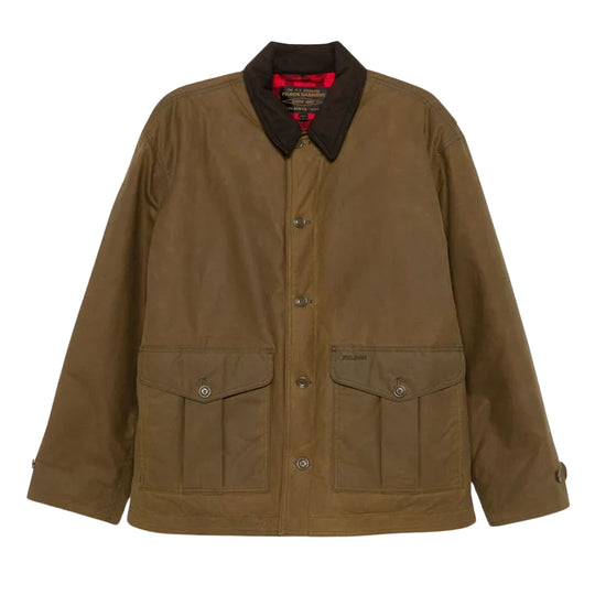 Men's Filson Waxed Barn Coat Jacket Brown