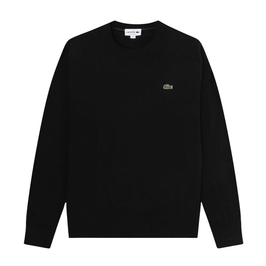 Maglione Uomo Lacoste Cotone Girocollo Nero