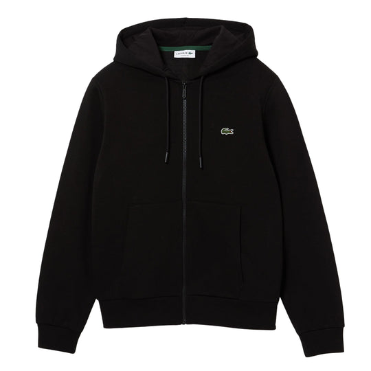 Men's Lacoste Jogger Full Zip Sweatshirt Black