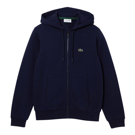 Men's Lacoste Jogger Full Zip Sweatshirt Navy Blue