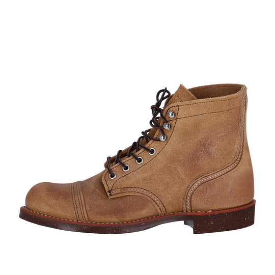 Men's Red Wing Iron Ranger Ankle Boots Light Brown