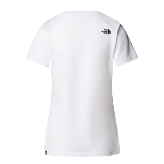 T-Shirt Damen The North Face Easy Weiß