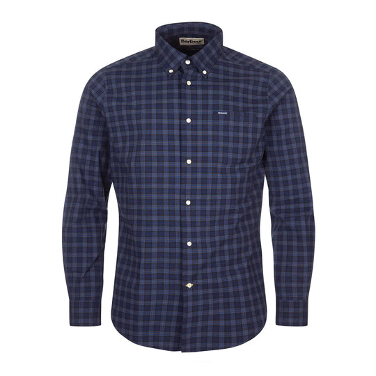Men's Barbour Lomond Blue Tartan Shirt Multicolor