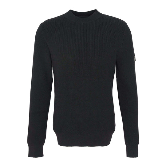 Men's Barbour International Crew Neck Crawley Black