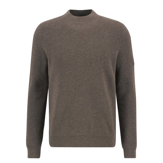 Men's Barbour International Crew Neck Crawley Mud