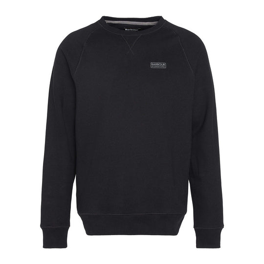 Men's Barbour International Essential Crew Overlayers Black