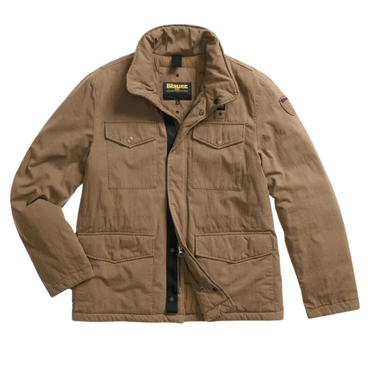 Herrenfeldjacke Blauer Norton Braun