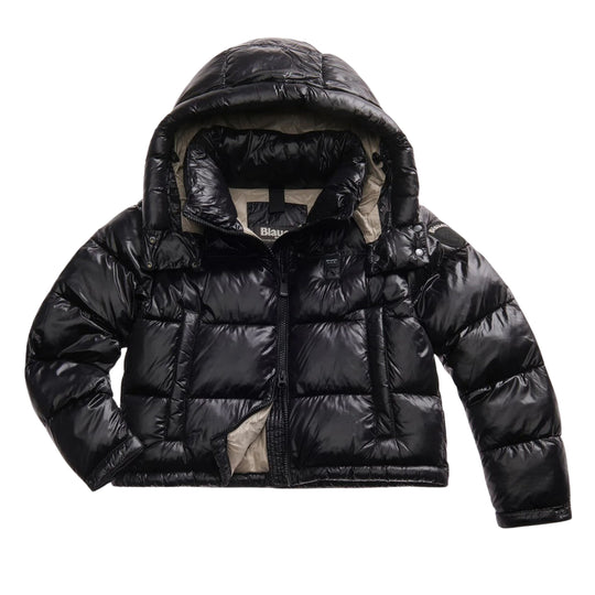 Damenjacke Blauer Micro Rip Gloria Schwarz