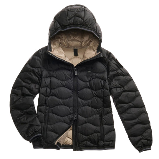 Women's Blauer Onde Camelia Black Down Jacket