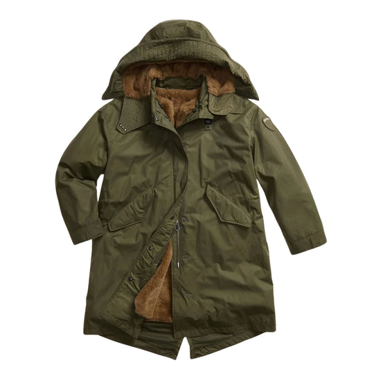 Damenjacke Blauer Parka Kemberma Grün