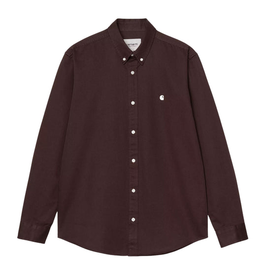 Herrenhemd Carhartt L/S Madison Pflaume