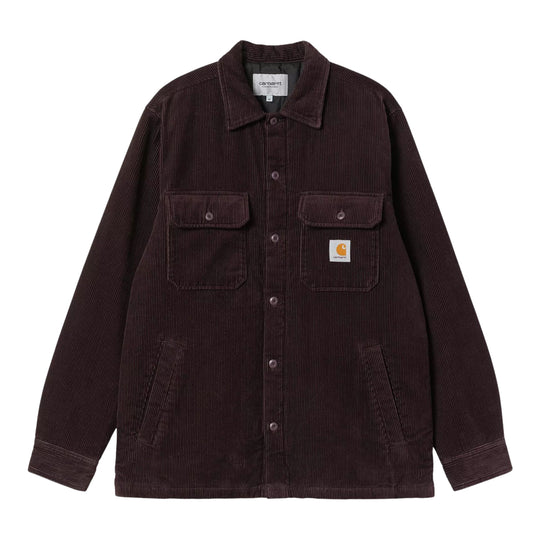 Overshirt Herren Carhartt Whitsome Shirt Jacket Pflaume