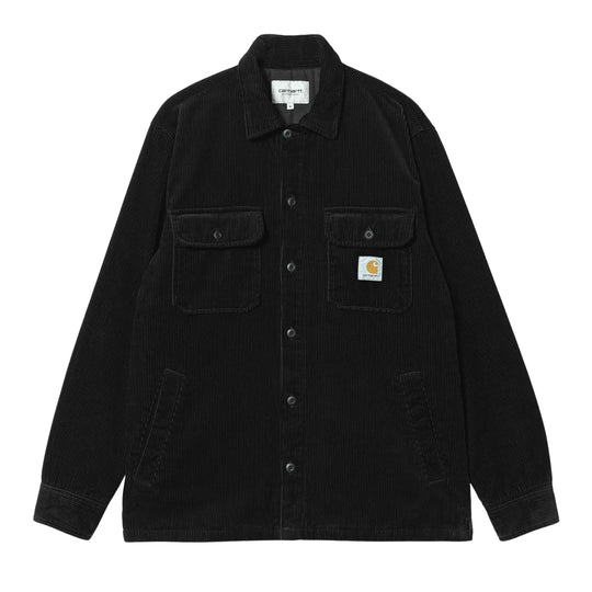 Herren-Überhemd Carhartt Whitsome Shirt Jacket Schwarz
