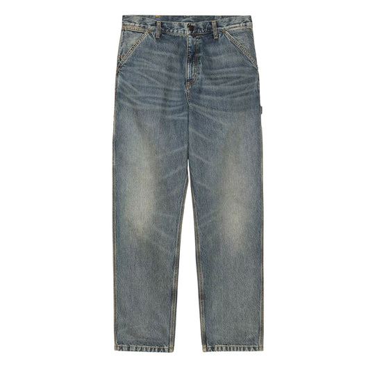 Herren-Jeans Carhartt WIP Single Knee Blau (Used Look)