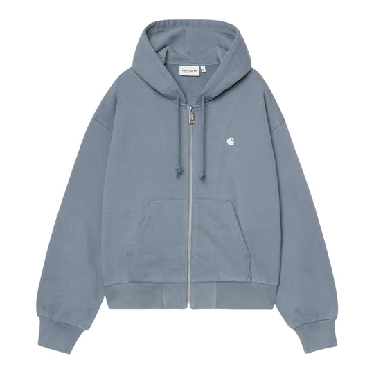 Felpa Donna Carhartt WIP W' Hooded Casey Azzurro