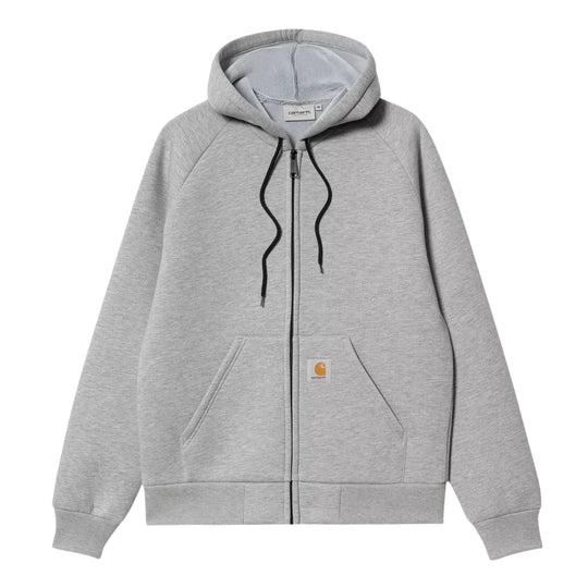 Men's Carhartt Car-Lux Jacket Sweatshirt Grey Melange/Grey
