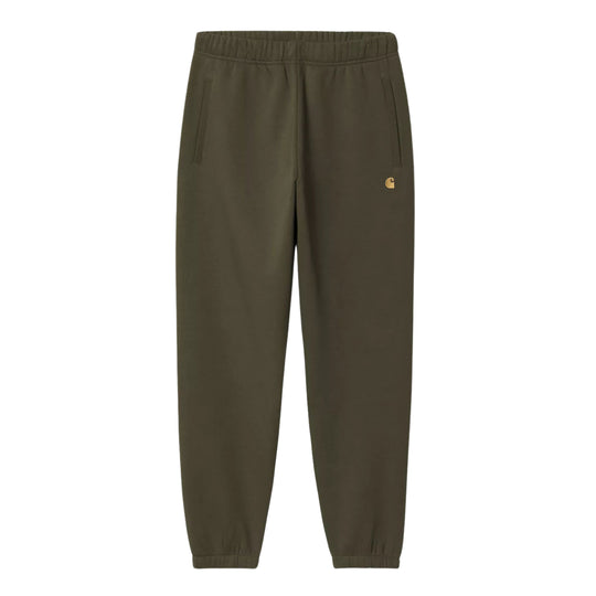 Men's Carhartt Wip Chase Sweatpants Sweatpants Green/Gold