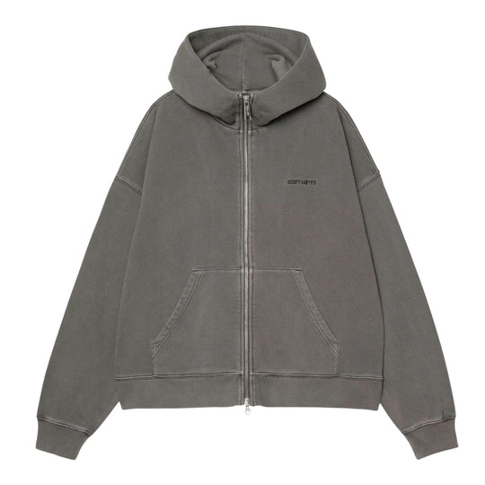Women's Carhartt W' Hooded Benton Sweatshirt Washed Grey