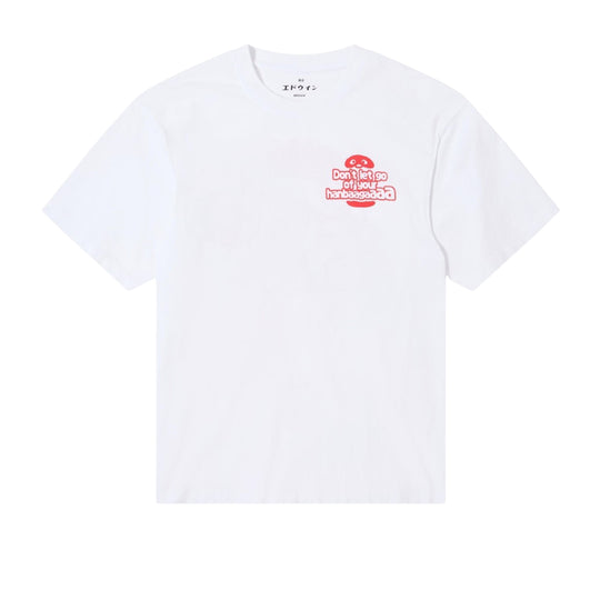Herren T-Shirt Edwin Tanuki Weiß