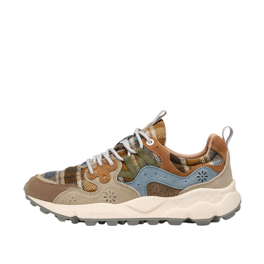 Damen-Sneakers Flower Mountain Yamano 3 Tartan