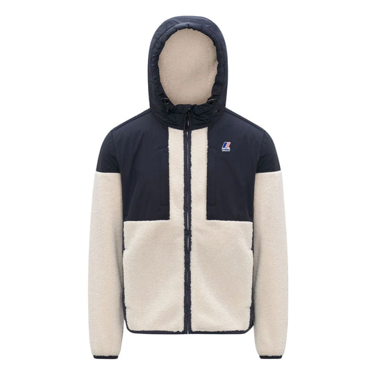 Men's Sweatshirt K-Way Samson 4.0 Teddy Cream / Blue