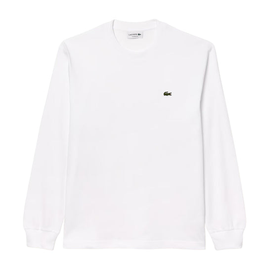Herren Langarm-T-Shirt Lacoste Weiß