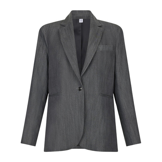 LIU-JO Women's Over Slit Jacket Grey