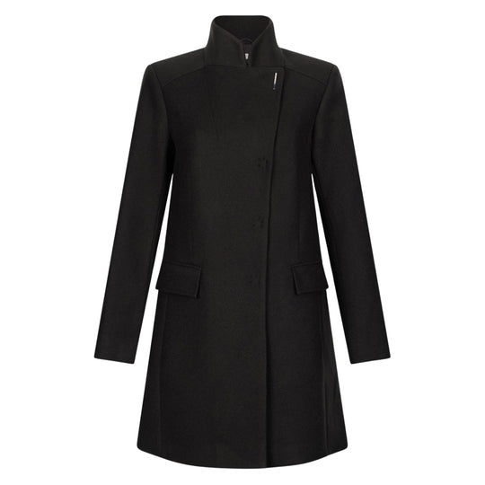 LIU-JO Women's Double Cloth Black Coat