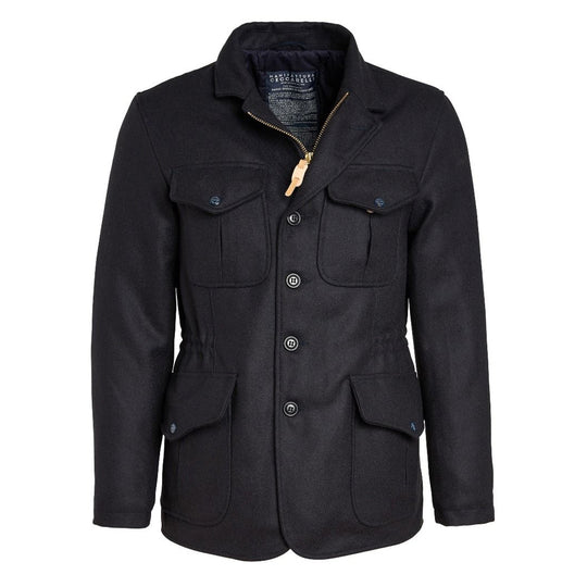 Jacket Manifattura Ceccarelli Navy Blue Alligator (7028-QR)