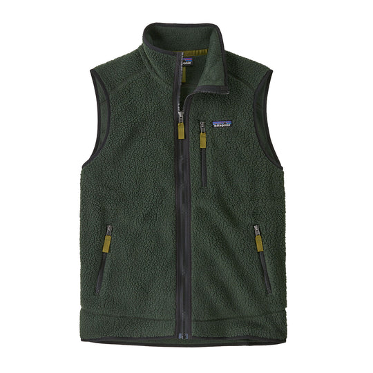 Men's Vest Patagonia Retro Pile Fleece Green