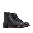Stivaletti Uomo Red Wing Iron Ranger Nero 8084 BLACK HARNESS RED WING