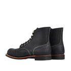 Stivaletti Uomo Red Wing Iron Ranger Nero 8084 BLACK HARNESS RED WING