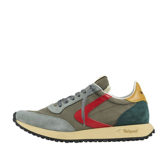 Men's Valsport Start Nylon Vintage Sneakers Gray / Red
