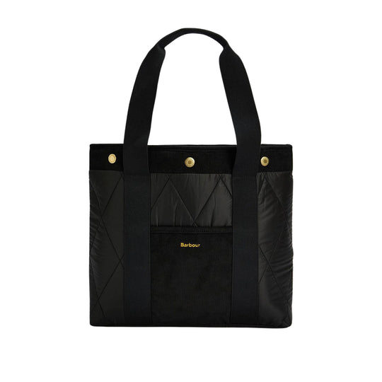 BARBOUR Borsa TOTE HEALY Trapuntata - Nero