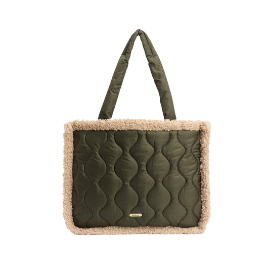 BARBOUR Borsa Donna Tote Trapuntata MARNIE - Verde Oliva
