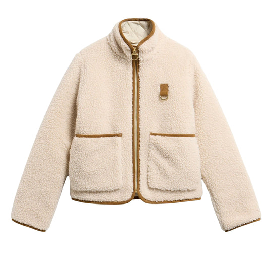 BARBOUR Damesfleecejas ELENORA - Crème