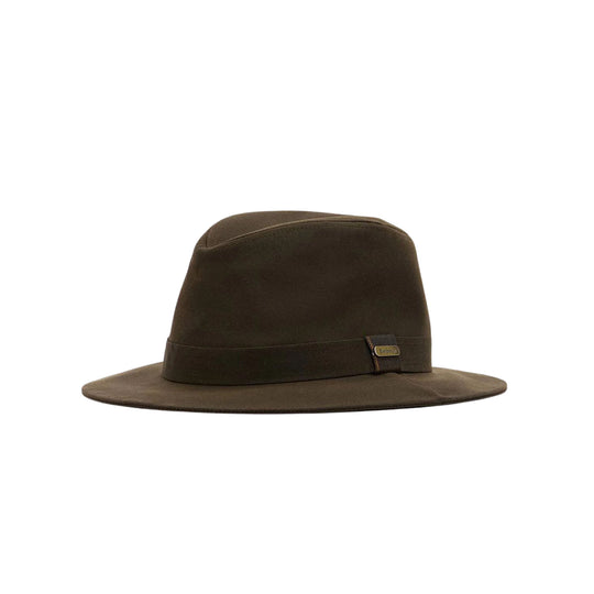BARBOUR Vintage gewaxte fedora - Groen