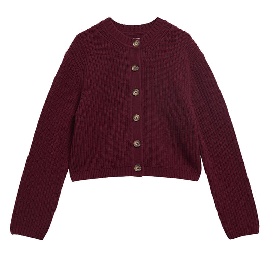 BARBOUR Damen-Cardigan ADALYN - Bordeaux