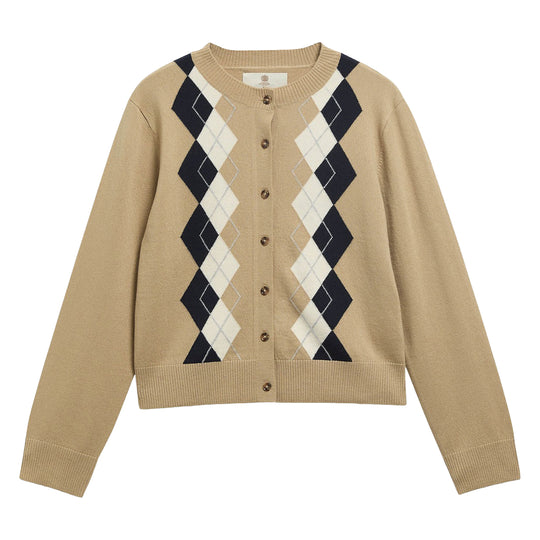BARBOUR Damen-Cardigan MARIANA - Beige/Blau